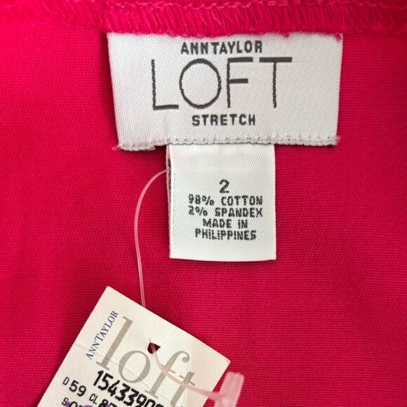 Loft Pink Skirt Women's Size 2 NWT - Picture 4 of 7